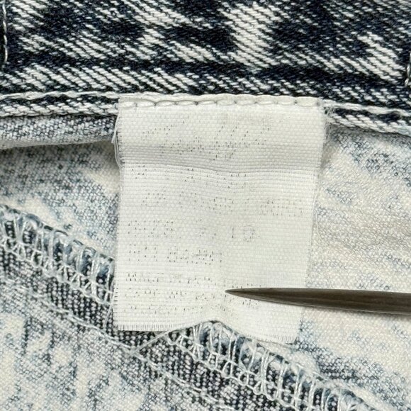 Vintage TRAFFIC Side Ribbon Ice Wash Slim Fit Jeans High Waist Size W26xL28.5 - Picture 16 of 16